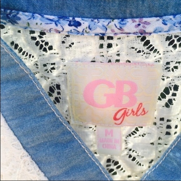 GIANNI BINI Lace Moto Jacket Girl’s Medium - Picture 2 of 2